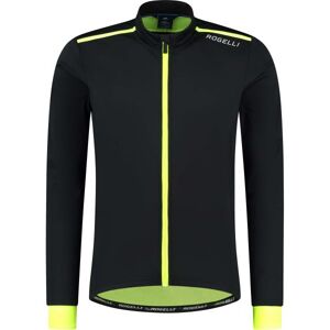 Rogelli Core Børne Vinterjakke, Black/fluor, 140/152 - Unisex - Sort