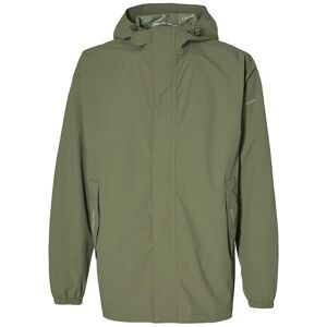 Basil Hoga Unisex Regnjakke, Olive Green, Xs - Mand - Grøn