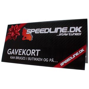 Speedline.dk Fysisk Gavekort, 400 Dkk