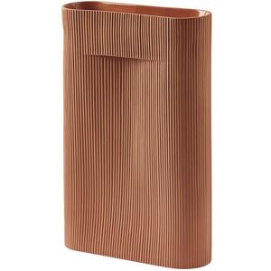 Muuto Ridge Vase H48,5 Cm - Terracotta