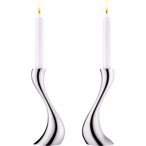 Georg Jensen Cobra Lysestager Medium - 2 Stk. Med Lys