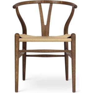 Carl Hansen & Søn Ch24 Y-Stol - Røget Olieret Eg/naturflet