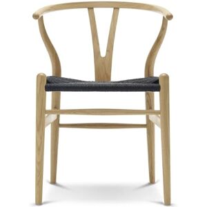 Carl Hansen & Søn Ch24 Y-Stol - Lakeret Eg/sortflet