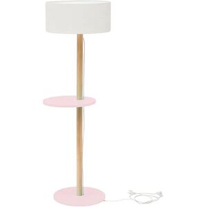 Ragaba Ufo Gulvlampe 45x150cm Pulver Pink / Hvid Lampeskærm