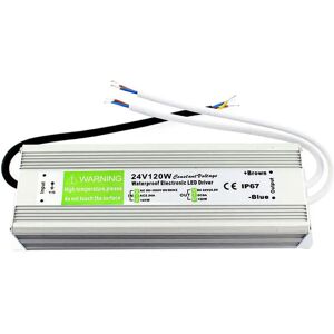 Ledsone Led Strømforsyning 24v Dc, 120w, 8a, Ip67 Strømforsyning Vandtæt Driver