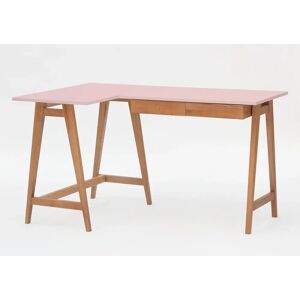 Ragaba Luka Hjørneskrivebord B 135cm X D 85cm / Pink Eg Venstre Side