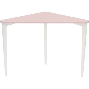 Ragaba Naja Hjørneskrivebord B114 X L85 X H75cm Hvide Ben Pink