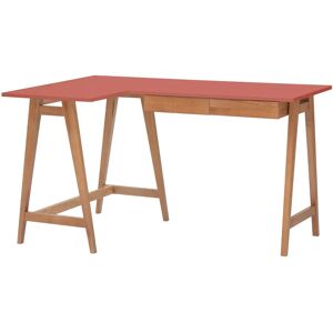 Ragaba Luka Hjørneskrivebord B 135cm X D 85cm Antik Pink Eg Venstre Side