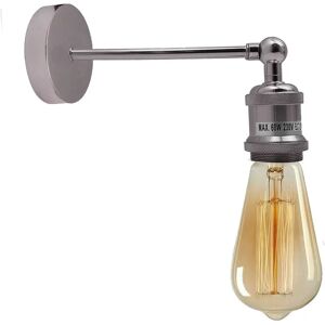 Ledsone Industriel Krom Retro Justerbare Væglamper Vintage Stil Lampetlampe Monteringssæt