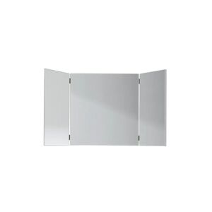 Forma Furniture Garderobeskabspejl / Spejl Til Sminkebord, Hvid Melamin/spejl Glas, 100 X 67 X 15 Cm