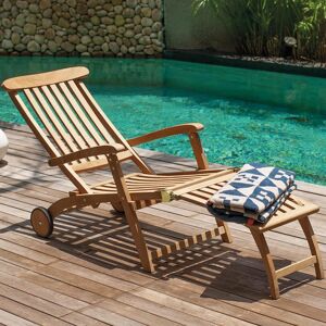 Deuba Liggestol Sunrise Teak 150x56x77/95cm