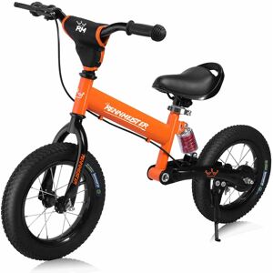 Deuba Børnecykel Fra 2 År, 50kg, Luftgummi Dæk, Affjedring, Orange