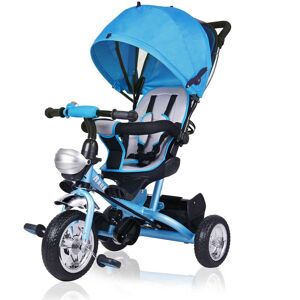 Deuba Multifunktionel Trehjulet Børnecykel Blå