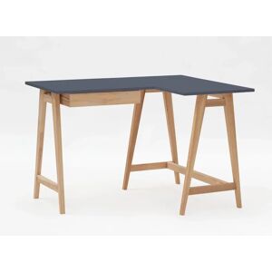 Ragaba Luka Asketræ Hjørneskrivebord B 115cm X D 85cm / Grafit Højre Side