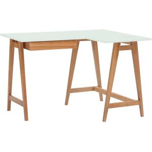 Ragaba Luka Hjørneskrivebord B115cm X D85cm Fleeting Mint Oak Højre Side