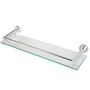 FF Europe Glashylde Til Badeværelse - Vægmontering, Hærdet Glas, 50 Cm