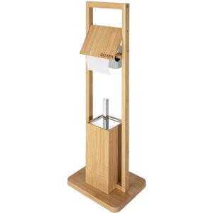 Deuba Bambus Toiletrulleholder, 83x25x20 Cm