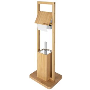 Deuba Bambus Toiletrulleholder, 83x25x20 Cm