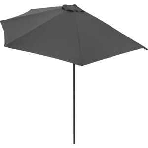 Deuba Halvparasol Med Polantracit 2,7 M 50+ Uv -Beskyttelse