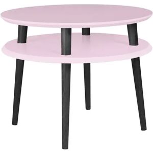 Ragaba Ufo Sofabord Diameter 57cm X H 45cm - Pink/sorte Ben