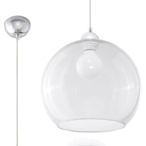 Sollux Lighting Vedhæng Lampe Ball Gennemsigtig