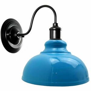 Ledsone Blå Farve Moderne Retro Væglampe Lommelygte Edison Metal Lampe Vintage Industrielt Loft Design