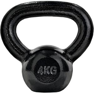 FF Europe Kettlebell - 4 Kg, Støbejern, Sort