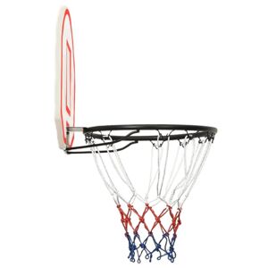 vidaXL Basketballkurv Med Plade 71x45x2 Cm Polyethylen Hvid
