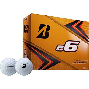 Bridgestone E6 Golfbolde  Hvid unisex