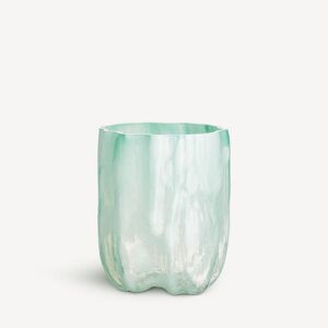 Kosta Boda Crackle Vase Jade Green 270mm One Size