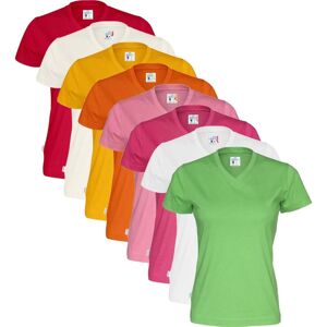 Cottover 141021 T-Shirt V-Hals Dame Cerise M