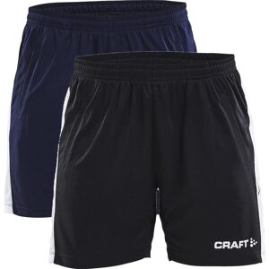 Craft 1905624 Progress Practise Shorts Wmn Kvinde / Sportshorts / Shorts Black/white Xl