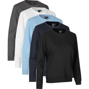 Pro Wear 0381 Care Sweatshirt   Ubørstet I Dame-Sort-Xs