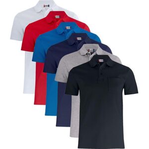Clique 28255 Basic Polo Pocket Gråmeleret Xl Clique 28255 Basic Polo Pocket Gråmeleret Xl