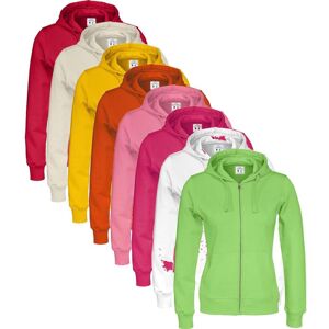 Cottover 141009 Full Zip Hood Dame Yellow Xs Cottover 141009 Full Zip Hood Dame Yellow Xs