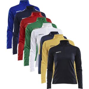 Craft 1905625 Progress Halfzip Ls Tee Wmn Kvinde / Træningstrøje / Sportstrøje / Trøje Navy-Sweden Yellow 2xl Craft 1905625 Progress Halfzip Ls Tee Wmn Kvinde / Træningstrøje / Sportstrøje / Trøje Navy-Sweden Yellow 2xl