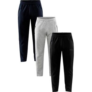 Craft 1910766 Core Soul Zip Sweatpants M Herre Grey Melange L Craft 1910766 Core Soul Zip Sweatpants M Herre Grey Melange L