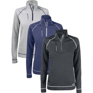 Cutter & Buck 358413 Chambers Half Zip Ladies Anthracite Melange 2xl Cutter & Buck 358413 Chambers Half Zip Ladies Anthracite Melange 2xl