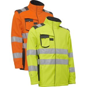 Elka 116504r Visible Xtreme Softshell Jakke Fluorescerende Orange/grå S Elka 116504r Visible Xtreme Softshell Jakke Fluorescerende Orange/grå S