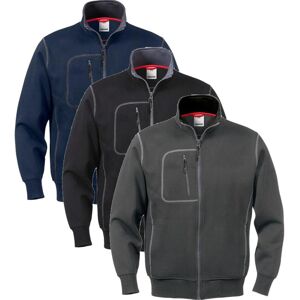 Fristads 110169 Acode Sweatshirt Jakke, Herre / Arbejdstrøje Mørkegrå L Fristads 110169 Acode Sweatshirt Jakke, Herre / Arbejdstrøje Mørkegrå L