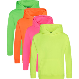 Just Hoods JH004K Neon Elektrisk hættetrøje - Hættetrøje Just Hoods JH004K Neon Elektrisk hættetrøje - Hættetrøje