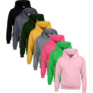 Gildan G18500k S (116/128) Sport Grå (Heather) Farve Gildan G18500k S (116/128) Sport Grå (Heather) Farve