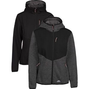 Trespass Tierra - Female Fleece At400 Grey Marl Xl Trespass Tierra - Female Fleece At400 Grey Marl Xl