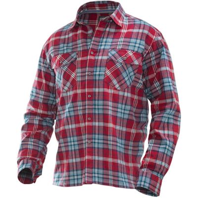 Jobman 5138 Flannelsskjorte Grey / Orange Xxl Jobman 5138 Flannelsskjorte Grey / Orange Xxl