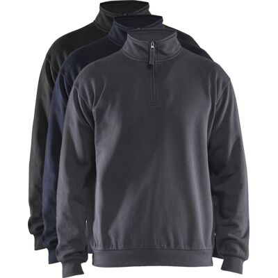 Blåklåder Blåkläder 3587 Sweatshirt Half Zip / Sweatshirt Half Zip - L - Sort Blåklåder Blåkläder 3587 Sweatshirt Half Zip / Sweatshirt Half Zip - L - Sort