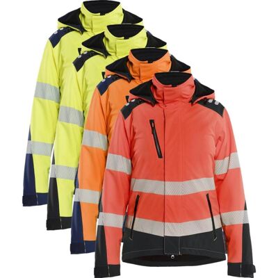 Blåkläder Dame Softshelljakke Vinter High Vis Letforet 44012513 High Vis Gul / Sort 3xl Blåkläder Dame Softshelljakke Vinter High Vis Letforet 44012513 High Vis Gul / Sort 3xl