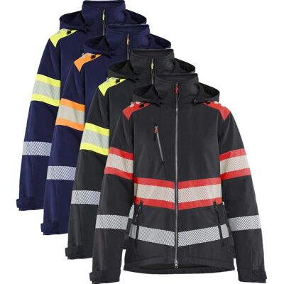 Blåkläder Dame Softshelljakke Vinter High Vis Letforet 44062513 Marineblå / High Vis Gul M Blåkläder Dame Softshelljakke Vinter High Vis Letforet 44062513 Marineblå / High Vis Gul M