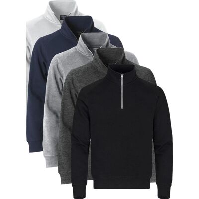 Clique - Classic Half Zip - Antracit - L - Sweatshirt Clique - Classic Half Zip - Antracit - L - Sweatshirt