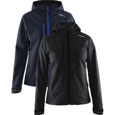 Craft 1903913 Light Softshell Jacket W Kvinde / Sportsjakke Black Xs Craft 1903913 Light Softshell Jacket W Kvinde / Sportsjakke Black Xs