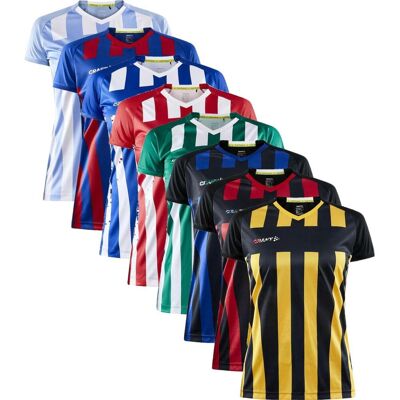 Craft 1910176 Progress 2.0 Stripe Jersey W Kvinde Club Cobolt/bright Red 2xl Craft 1910176 Progress 2.0 Stripe Jersey W Kvinde Club Cobolt/bright Red 2xl